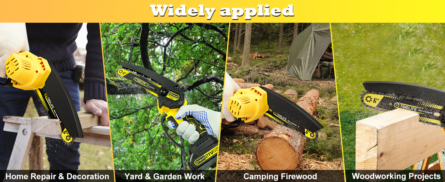 Mini Chainsaw Cordless 6 Inch – TOOLIFE