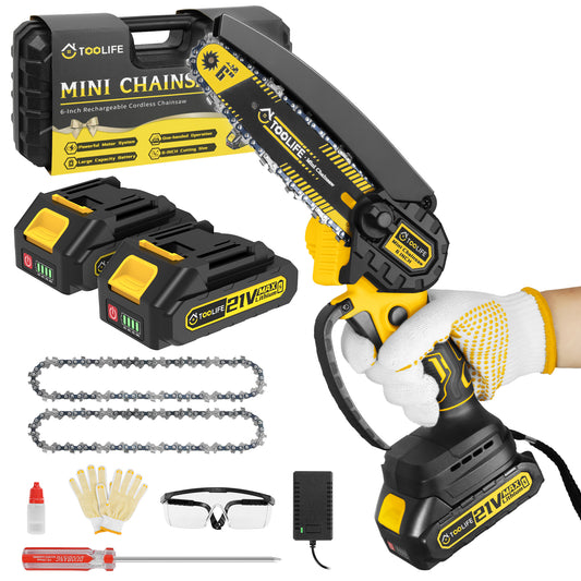 Mini Chainsaw Cordless 6 Inch