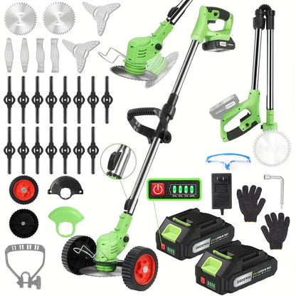 Weed Wacker Cordless on Wheels