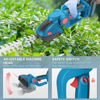 TOOLIFE 21v Cordless Hedge Trimmer